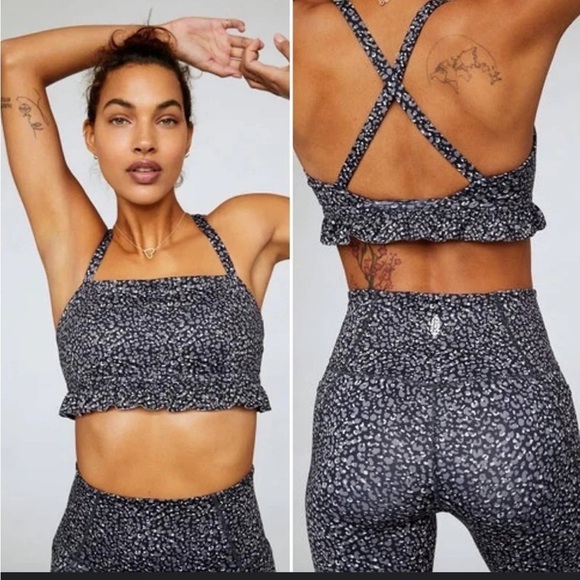 FP Movement by Free People Other - NWT Free People Movement Plié Sports Bra Size Medium Animal Print